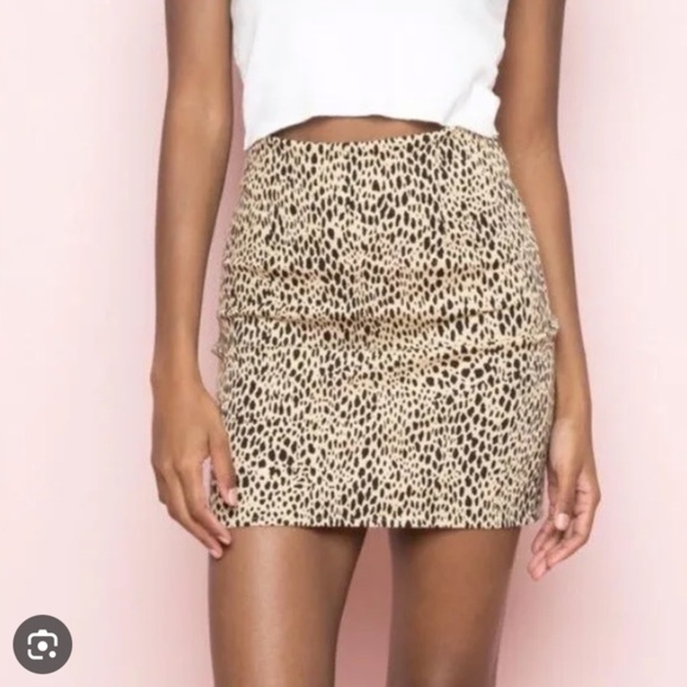 Cheetah skirt